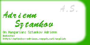 adrienn sztankov business card